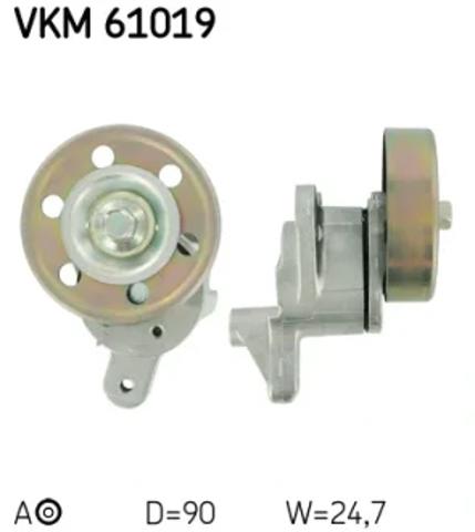 Натяжна планка поліклинового ременя VKM61019 SKF