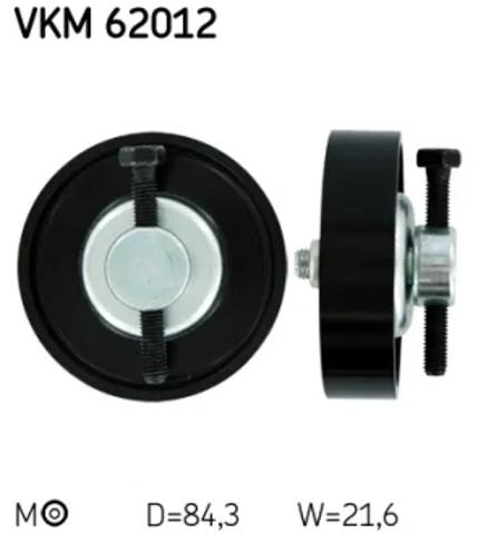 Ролик натяжителя ременя агрегатів VKM62012 SKF