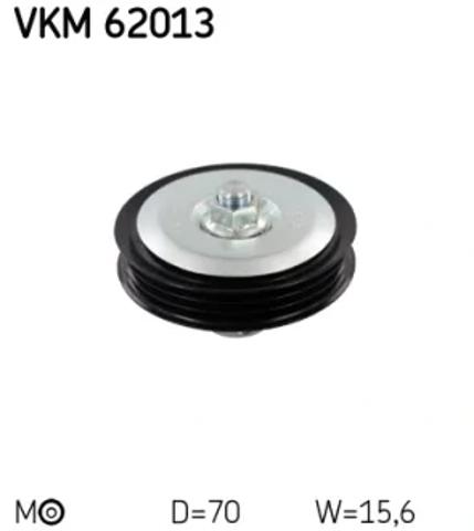 Ролик натягувача приводного ременя VKM62013 SKF