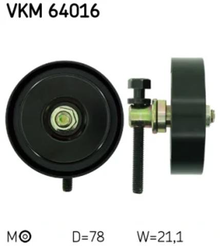 Натяжний ролик VKM64016 SKF