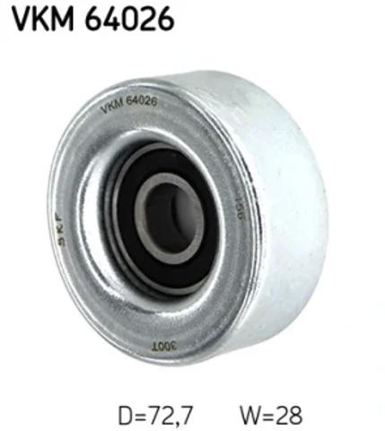 Ролик приводного ременя, паразитний VKM64026 SKF