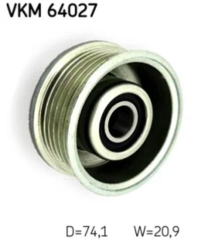 Ролик приводного ременя, паразитний VKM64027 SKF
