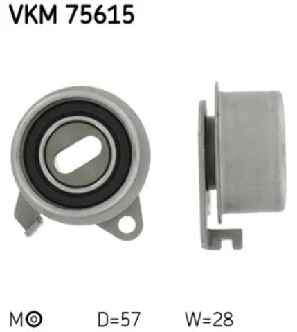 Ролик натяжителя ременя газорозподілу VKM75615 SKF