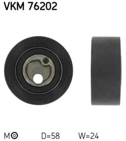 Ролик натягувач VKM76202 SKF