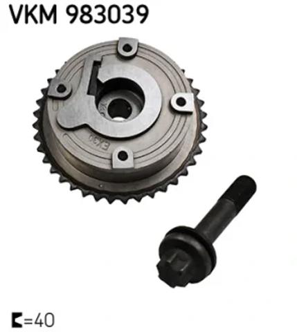 Зірка-шестерня розподільного валу двигуна,випускного VKM983039 SKF