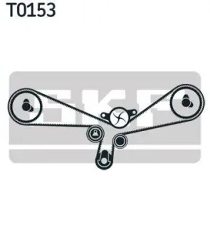 Ремінь ГРМ, комплект VKMA01903 SKF