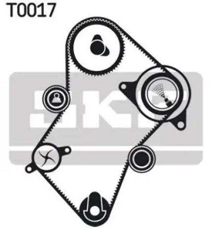 Ремінь ГРМ, комплект VKMA03241 SKF