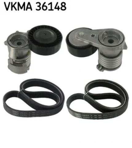 Ремінь приводний, агрегатів, комплект VKMA36148 SKF
