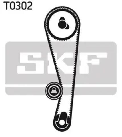 Ремінь ГРМ, комплект VKMA97503 SKF