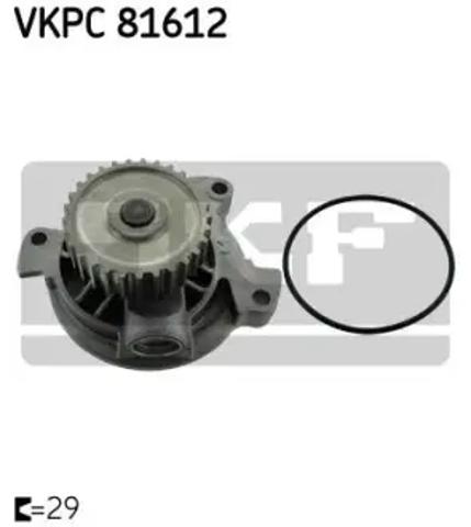 Помпа водяна, (насос) охолодження VKPC81612 SKF