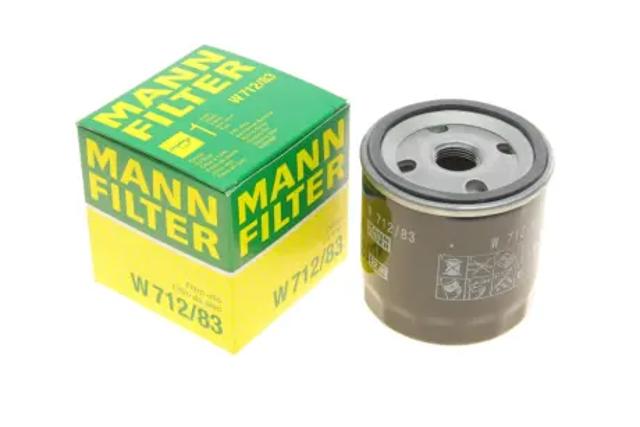 Масляний фільтр двигуна W71283 MANN