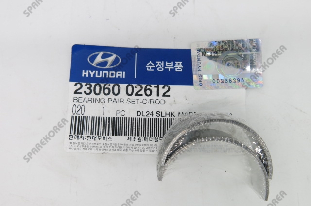 Вкладиші шатунові 2306002612 HYUNDAI