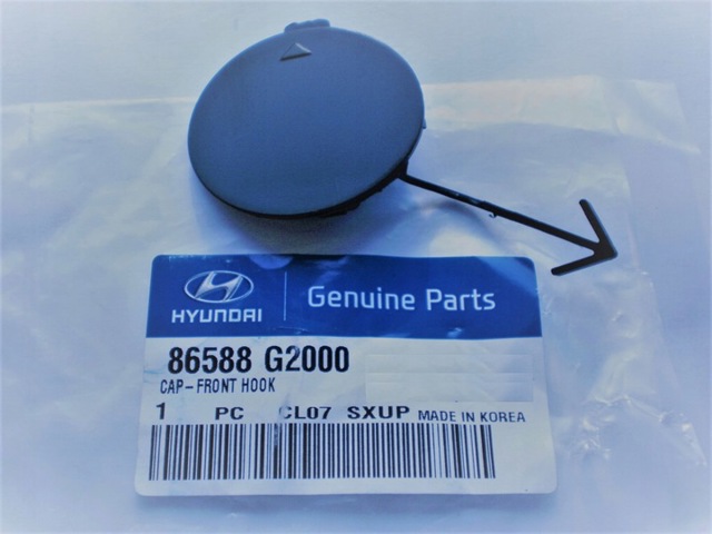 Заглушка бампера буксирувального гака, передня 86588G2000 HYUNDAI