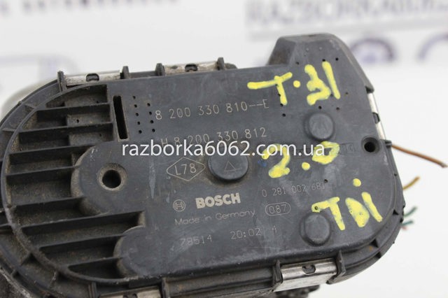 Заслінка повітряна 8200330812 NISSAN