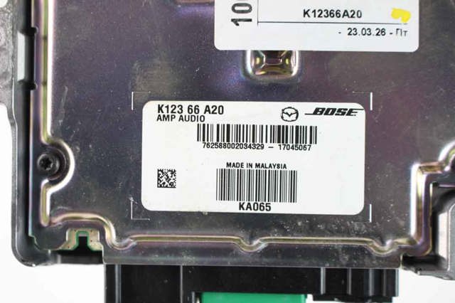 Підсилювач звуку аудіосистеми K12366A20 MAZDA