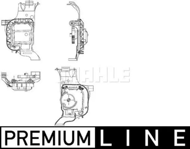 Привід системи автоматичного управління обігрівачем AA17000P MAHLE