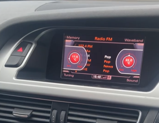 Дисплей бортового комп'ютера 8T0919604A VAG