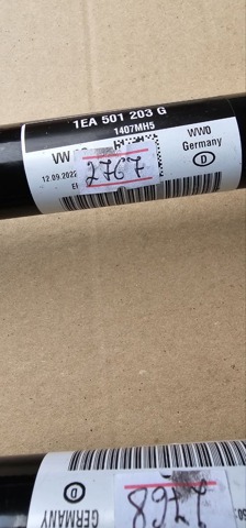 Піввісь задня, ліва 1EA501203G VAG
