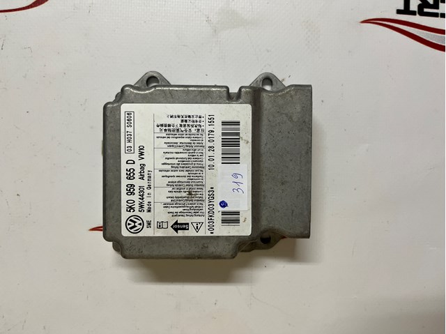 Модуль-процесор управління подушки безпеки 5K0959655D VAG