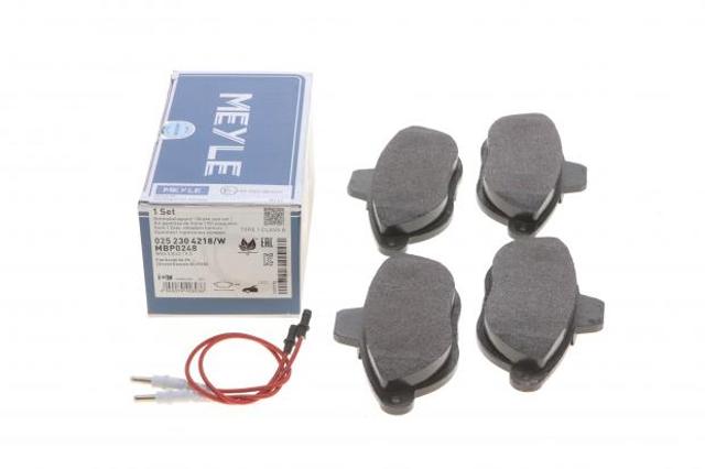 Колодки передні 0252304218W MEYLE