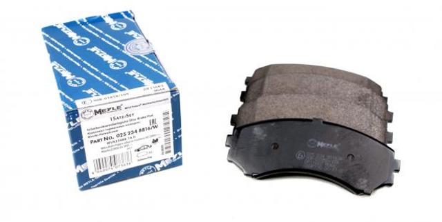 Колодки передні 0252348816W MEYLE