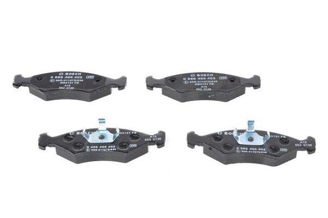 Колодки гальмівні передні, дискові 0986466402 BOSCH