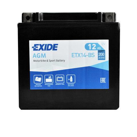 Автомобільна батарея ETX14BS EXIDE