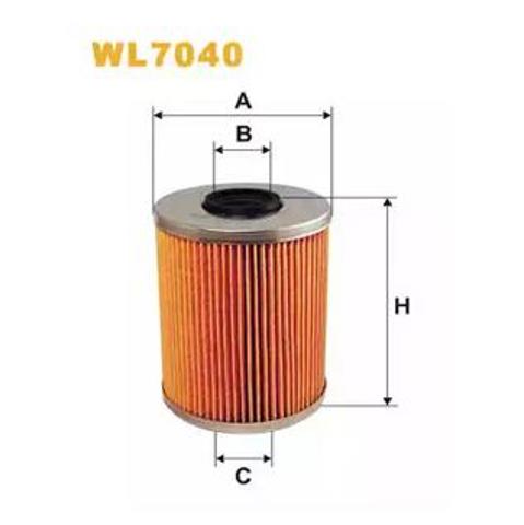 Фільтр масляний грубої очистки (повнопотоковий ф.) WL7040 WIX