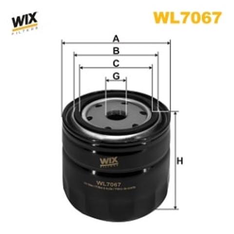 Фільтр масляний грубої очистки (повнопотоковий ф.) WL7067 WIX