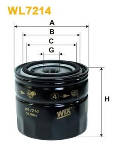 Фільтр відцентровий очищення масла WL7214 WIX