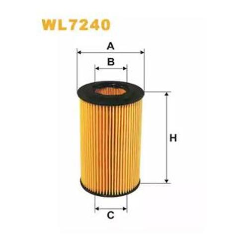 Фільтр масляний грубої очистки (повнопотоковий ф.) WL7240 WIX