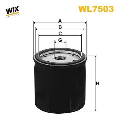 Фільтр масла WL7503 WIX