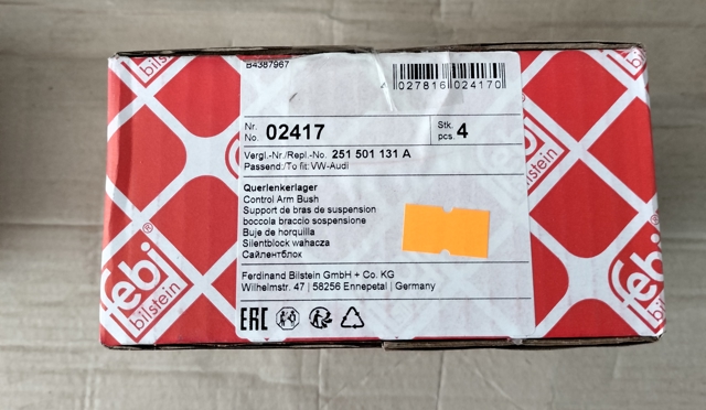 Сайлентблок задньої тяги 02417 FEBI