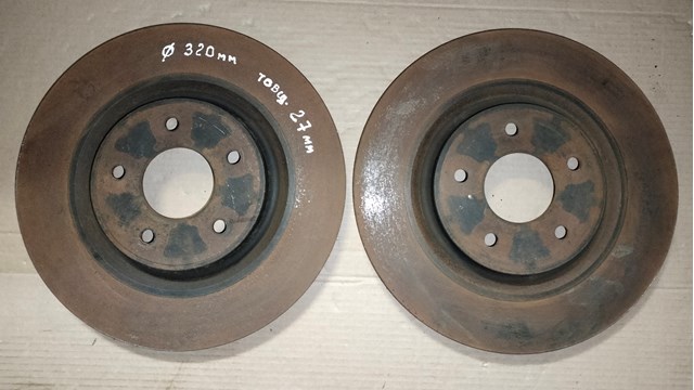 Диск переднього гальма 402064CE0A NISSAN