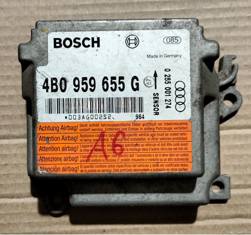 Модуль-процесор керування подушки безпеки 4B0959655G VAG