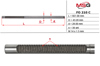 Вал / шток рульової рейки FO210C MS GROUP