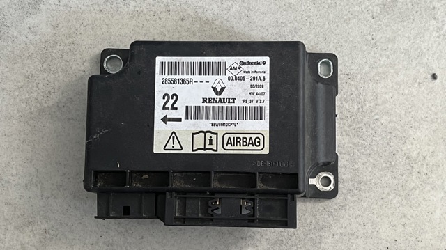 Блок управління airbag 285581365R RENAULT