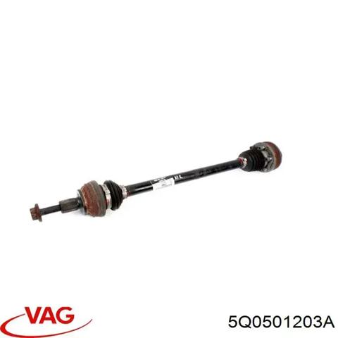 Піввісь задня, ліва 5Q0501203A VAG