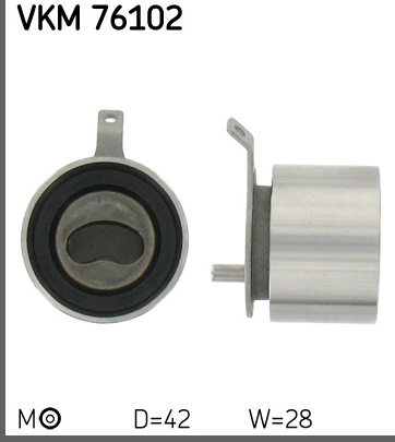 Ролик натяжителя газорозподільного ременя VKM76102 SKF