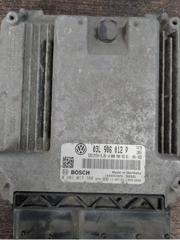 Блок електронного управління 03L906012 VAG