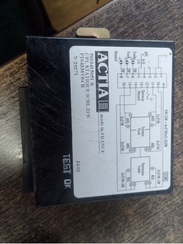 Блок упавленія автосвітла 5010415051 RENAULT