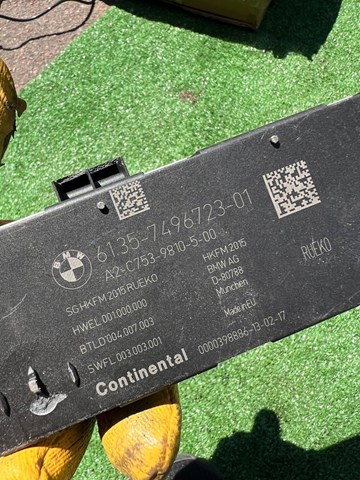 Блок управління відкриття кришки багажника 61357496723 BMW