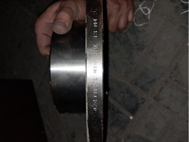 Диск гальмівний задній 42471034 IVECO