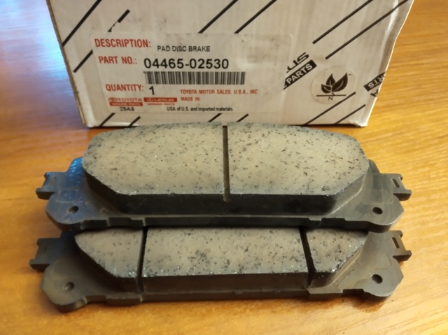 Гальмівні колодки 0446502530 TOYOTA