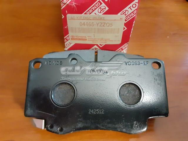 Тормозні колодки 04465YZZQ5 TOYOTA