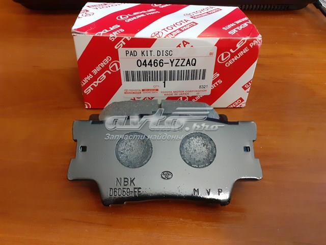 Колодки на гальмо задній дисковий 04466YZZAQ TOYOTA