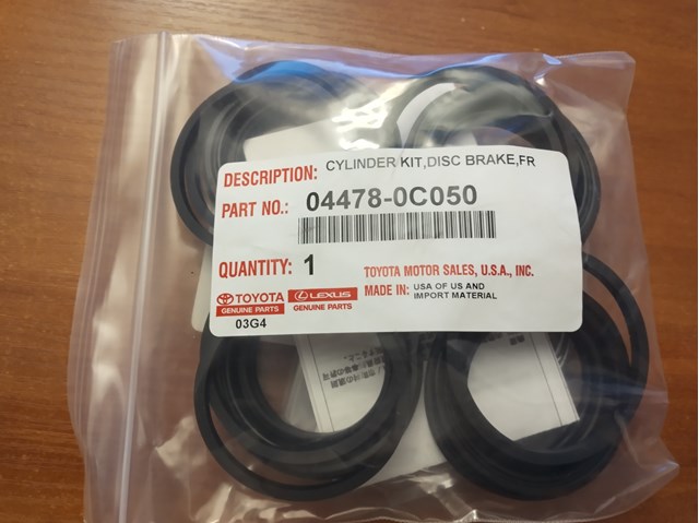 Ремкомплект гальмівної системи 044780C050 TOYOTA