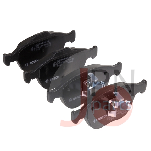 Колодки гальмівні передні, дискові 0986495066 BOSCH