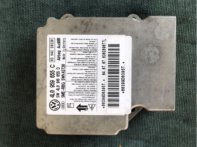 Модуль-процесор управління подушки безпеки 4L0959655C VAG