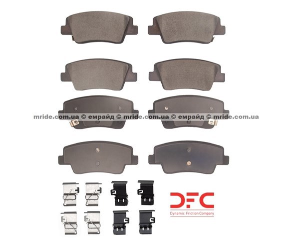 Задні колодки 1551239400 DYNAMIC FRICTION